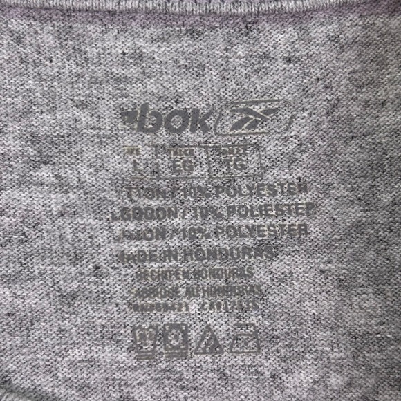 Reebok Mens T-Shirt Large Gray 2006 NFC Conference Champions Chicago Bears NFL - Picture 2 of 8